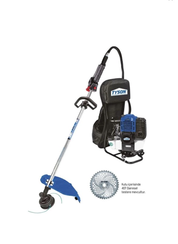 TYSON TIRPAN MAKİNESİ 52 CC 1.6 KW ( SIRT TİPİ ) 
