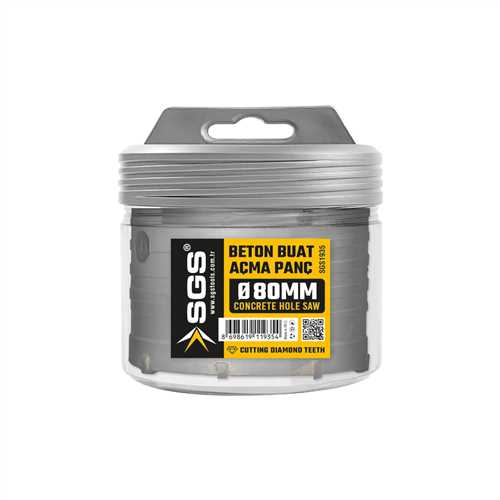 BETON BUAT AÇMA PANÇ ( ADAPTÖRSÜZ ) 80 MM SGS1935