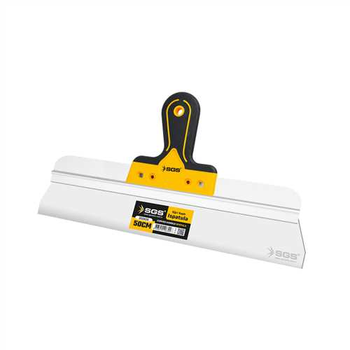 SGS EĞRİ SAPLI ISPATULA 50 CM ( PASLANMAZ ) SGS639