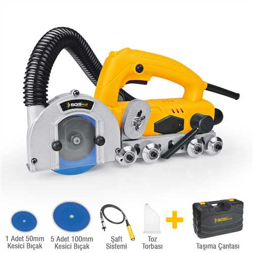 SGS DERZ TEMİZLEME VE KESME MAKİNESİ 1200 WATT SGS5296