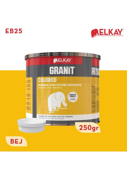 GRANİT MERMER YAPIŞTIRICISI 250 GR ( 24 AD )