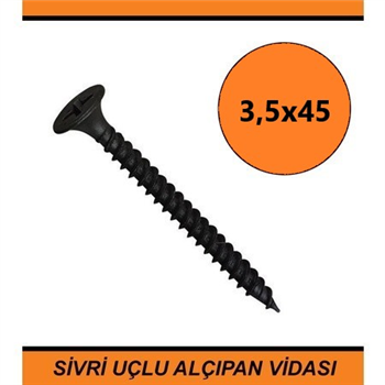ALÇIPAN VİDASI SİV SIK DİŞLİ 3.5 X 45 MRD ( 500 LÜ PK )