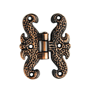 KELEBEK BAKIR SÜSLÜ MENTEŞE NO : 2 ANTİK